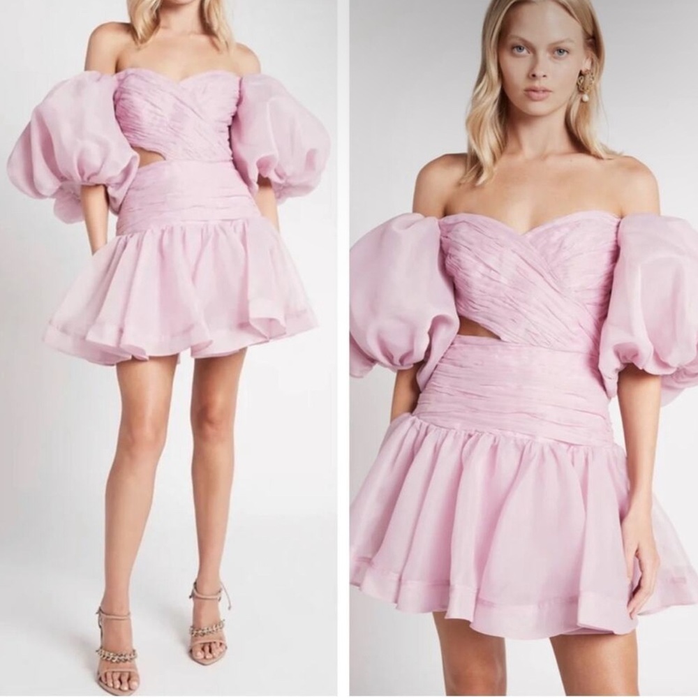 AJE Blogger’s favorite Myriad Cut Out lilac Mini Dress size M